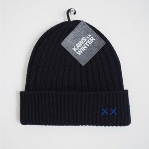 KAWS beanie Uniqlo heattech navy hat unisex new